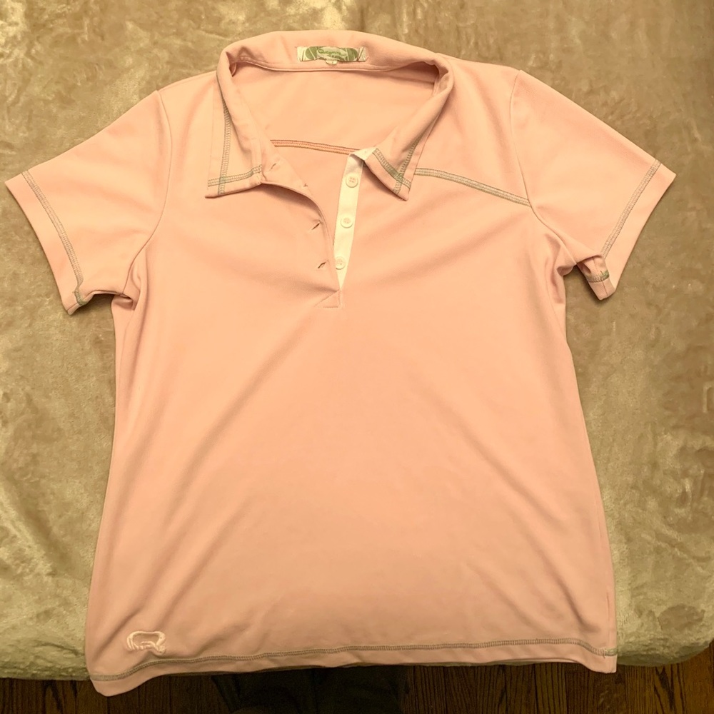 Pink Quagmire Polo, size L